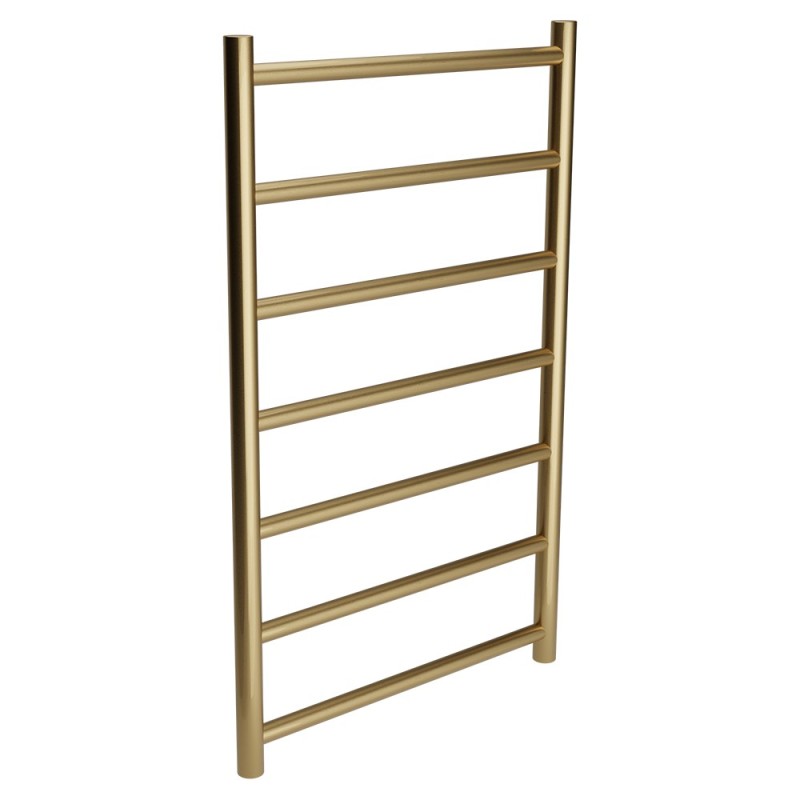 Vertis Designer  Brushed Brass PVD Plated Stainless Steel Towel Rail - 500 x 800mm