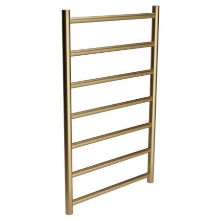 Vertis Designer  Brushed Brass PVD Plated Stainless Steel Towel Rail - 500 x 800mm