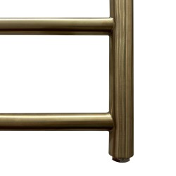 Vertis Designer  Brushed Brass PVD Plated Stainless Steel Towel Rail - 500 x 1000mm