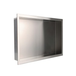 450 x 300mm Stainless Steel Shower Niche | Sleek Recessed Bathroom Storage
