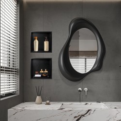 300 x 300mm Black Stainless Steel Shower Niche | Sleek Recessed Bathroom Storage