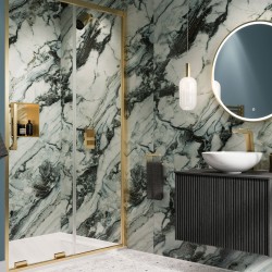 Oyster Marble - Showerwall Panels - Insitu