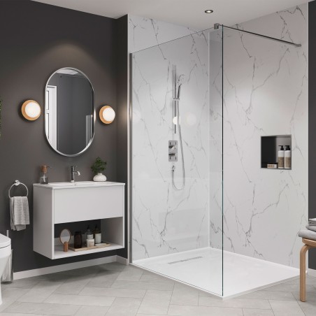 Glacier Marble - Showerwall Panels