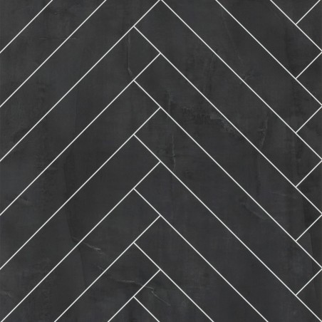 Black Velvet Herringbone Tile Effect - Showerwall Panels