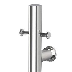 100mm x 1100mm Polished Stainless Steel Dry Electric Coat Robe Hanger Dryer - In-Built Controller