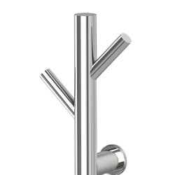 140mm x 1100mm Polished Stainless Steel Dry Electric Coat Robe Hanger Dryer - In-Built Controller