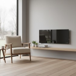 AENO Smart LED Wifi White Glass Infrared Reversible Panel Heater 700W