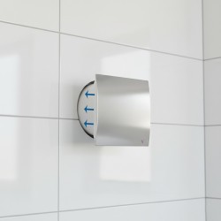 100mm Turbo Bathroom Extractor Fan with Timer – Chrome Cover