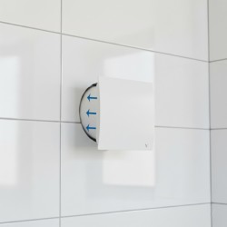 100mm Turbo Bathroom Extractor Fan with Timer – White Cover