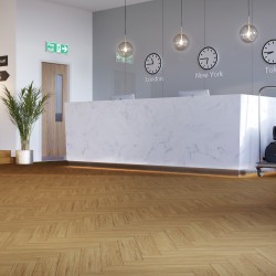 Malmo Bergen Stick Down 'Freedom' LVT Flooring - Herringbone - 610mm x 100mm