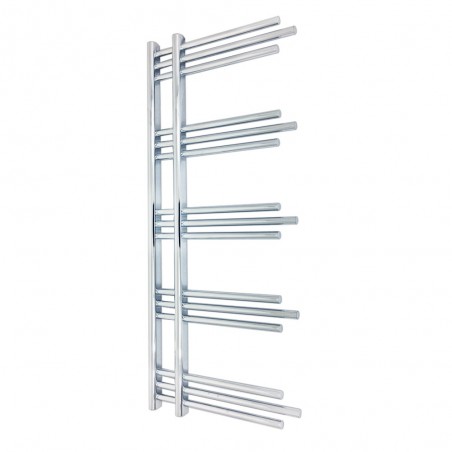Duchess Chrome Designer Towel Rail - 500 x 1200mm - Right Hand Facing
