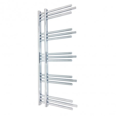 Duchess Chrome Designer Towel Rail - 500 x 1200mm - Right Hand Facing