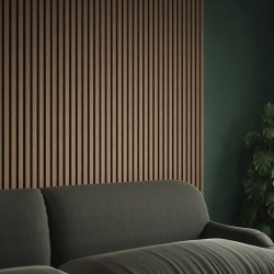 Chesnut Acoustic Wall Panel - 600mm x 2400mm