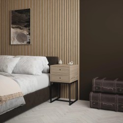 Natural Oak Acoustic Wall Panel - 600mm x 2400mm