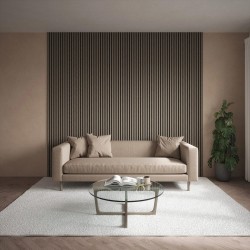 Alder Grey Acoustic Wall Panel - 600mm x 2400mm