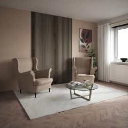 Alder Grey Acoustic Wall Panel - 600mm x 2400mm