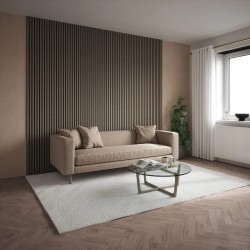 Alder Grey Acoustic Wall Panel - 600mm x 2400mm