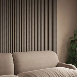 Alder Grey Acoustic Wall Panel - 600mm x 2400mm