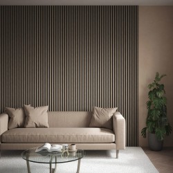 Alder Grey Acoustic Wall Panel - 600mm x 2400mm