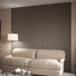 Alder Grey Acoustic Wall Panel - 600mm x 2400mm