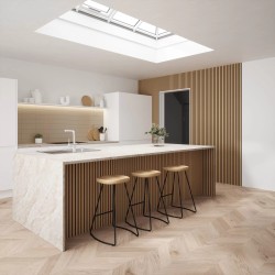 Medium Oak Acoustic Wall Panel - 600mm x 2400mm