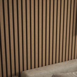Medium Oak Acoustic Wall Panel - 600mm x 2400mm