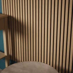 Medium Oak Acoustic Wall Panel - 600mm x 2400mm