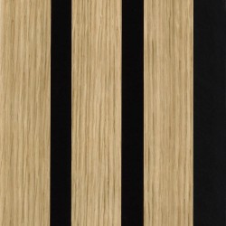 Medium Oak Acoustic Wall Panel - 600mm x 2400mm
