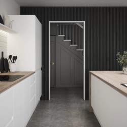 Slate Grey Acoustic Wall Panel - 600mm x 2400mm