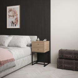 Slate Grey Acoustic Wall Panel - 600mm x 2400mm