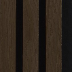 Dark Oak Acoustic Wall Panel - 600mm x 2400mm