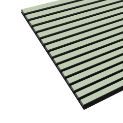 Sage Green Acoustic Wall Panel - 600mm x 2400mm