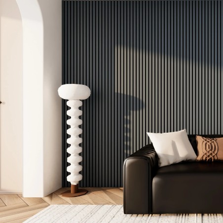 Smokey Blue Acoustic Wall Panel - 600mm x 2400mm