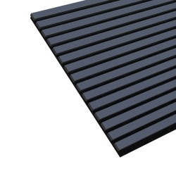 Smokey Blue Acoustic Wall Panel - 600mm x 2400mm