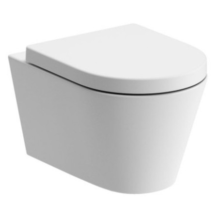 Milan Rimless Wall Hung WC & Soft Close Seat