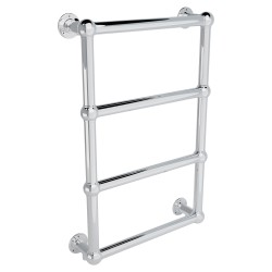Alice Traditional Chrome Towel Rail - 500 x 750mm