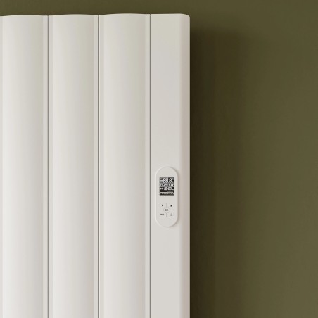 Kairo White Electric Flat Panel Radiator with Smart Control - 500mm (w) x 1600mm (h) - 1500W