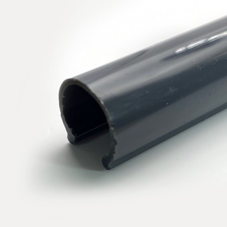 200mm Anthracite "Snap On" Retro Fit Plastic Pipe & Collars
