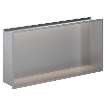 600 x 300mm Stainless Steel LED Shower Niche | Sleek Recessed Bathroom Storage