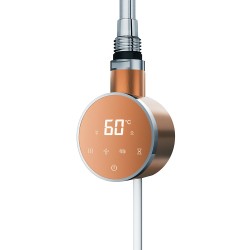 Cleo Round Slimline Bronze Smart WIFI Thermostatic Electric Heating Element