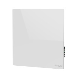 AENO 500W Smart Wifi White Glass Infrared Panel Heater - 500mm x 500mm