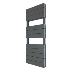 Viceroy Anthracite Double Designer Towel Rail - 500 x 1200mm