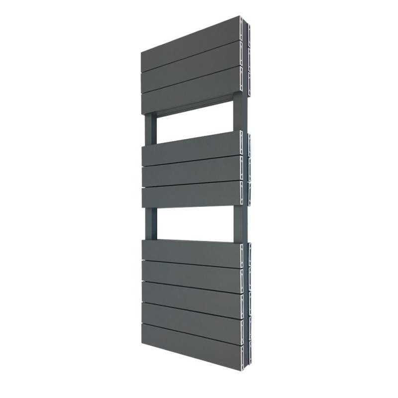 Viceroy Anthracite Double Designer Towel Rail - 500 x 1200mm Viceroy Anthracite Double Designer Towel Rail - 500 x 1200mm