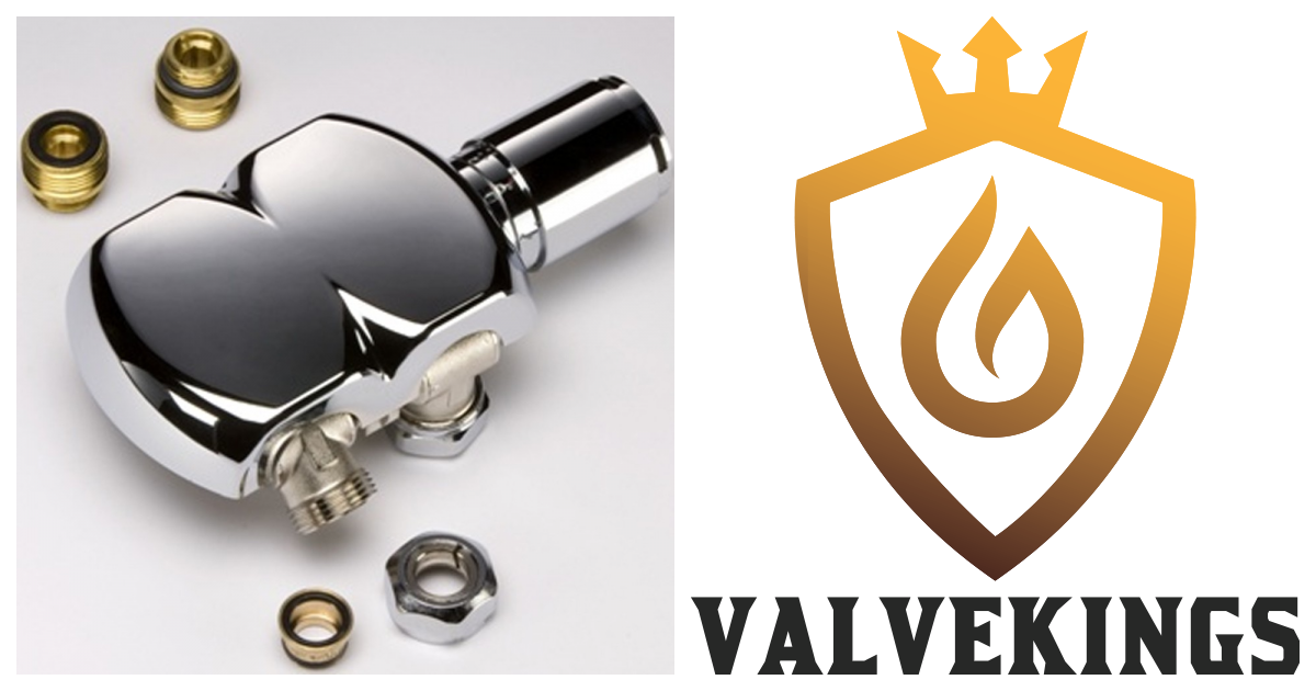 Interaxial Swivel Chrome Radiator Valve