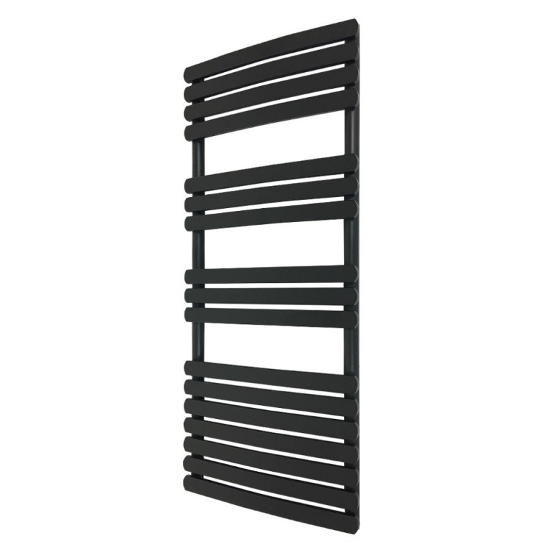 Ceasar Black Designer Towel Rail - 500 x 1200mm