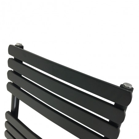 Ceasar Black Designer Towel Rail - 500 x 1200mm