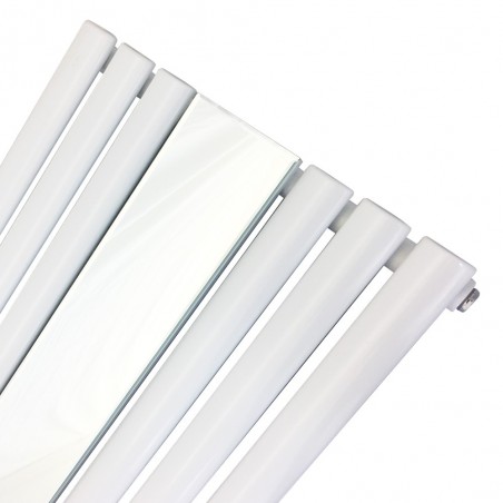 Queen White Mirror Radiator - 499 x 1800mm