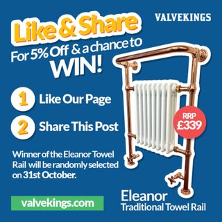 🔥 COMPETITION TIME! 🔥For 5% OFF & a chance to win the Eleanor Copper Towel Rail you must do both the following:👍 Like Our Page &🔁 Share this post*Ends 31/10/2022*Terms & Conditions here - https://bit.ly/3DYI2bM#competition #giveaway ...