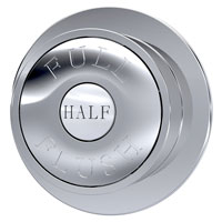 Traditional Chrome Flush Button