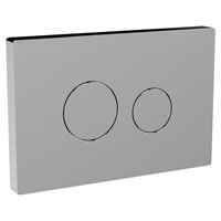 Square Chrome Pneumatic Flush Plate